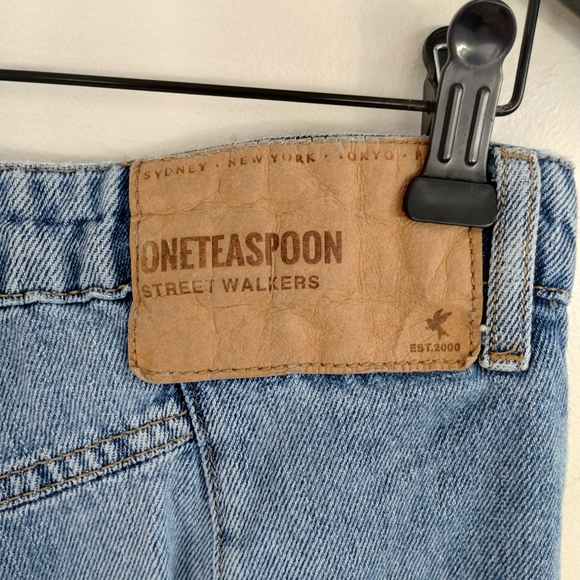 One Teaspoon Streetwalkers High Waist 80S Fit Denim Jeans Size 27 - Picture 13 of 13